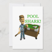 Schwimmhai Einladung (Vorderseite)