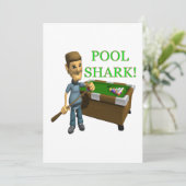 Schwimmhai Einladung (Stehend Vorderseite)