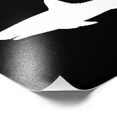 Schwimmhai Fotodruck (Ecke)