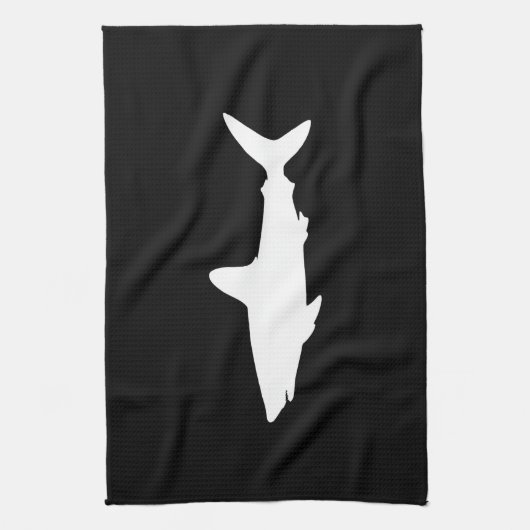 Schwimmhai Geschirrtuch (Vertikal)