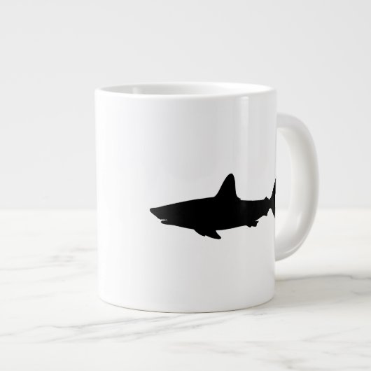 Schwimmhai Jumbo-Tasse (Vorderseite Rechts)