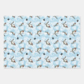 Schwimmhaie, Monogramm hinzufügen Geschenkpapier Set (Vorderseite 3)