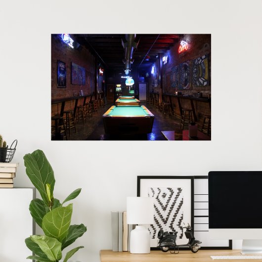 Schwimmhalle Poster (Heimbüro)