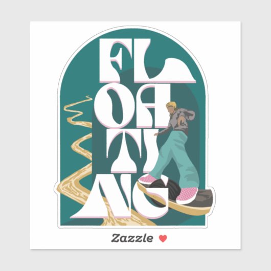 Schwimmheber Aufkleber (Blatt)