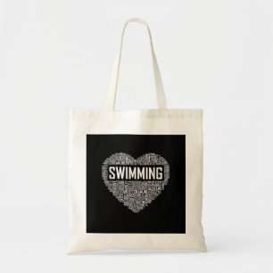 Schwimmherz Coach Schwimmer Geschenk Schwimmliebha Tragetasche