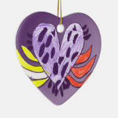 Schwimmherz Keramikornament (Rechts)