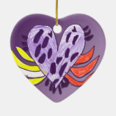 Schwimmherz Keramikornament (Hinten)