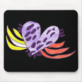 Schwimmherz Mousepad (Vorne)