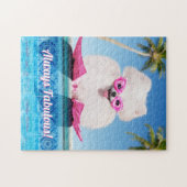 Schwimmhund in Schwimmern Puzzle (Horizontal)