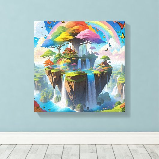 Schwimminsel Leinwanddruck (Insitu (Holzboden))