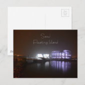 Schwimminsel Postkarte (Vorne/Hinten)