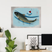 Schwimmkarpfen Poster (Heimbüro)