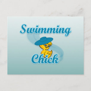 Schwimmkick #3 postkarte