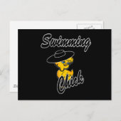 Schwimmkick #4 postkarte (Vorne/Hinten)