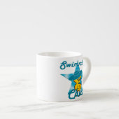 Schwimmkick #7 espressotasse (Vorderseite Rechts)
