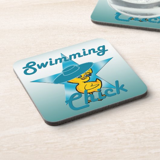 Schwimmkick #7 getränkeuntersetzer (Linke Seite)