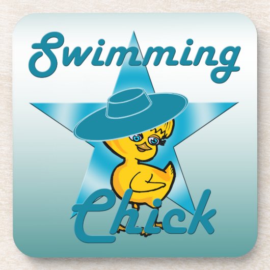 Schwimmkick #7 getränkeuntersetzer (Vorderseite)