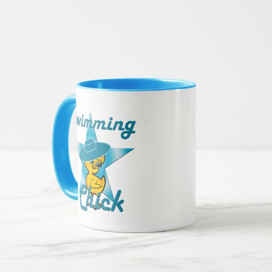 Schwimmkick #7 tasse (Vorderseite Links)