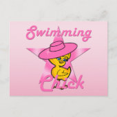 Schwimmkick #8 postkarte (Vorderseite)