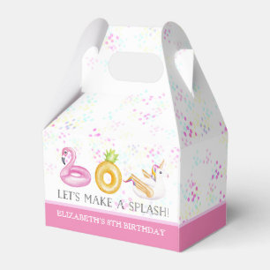 Schwimmkörper-Poolparty-Geburtstags-Geschenkbox Geschenkschachtel