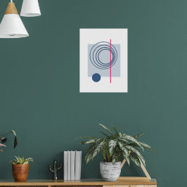 Schwimmkreis 5 Abstrakte Kunst Poster