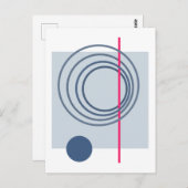 Schwimmkreis 5 postkarte (Vorne/Hinten)