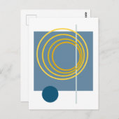 Schwimmkreis 5 postkarte (Vorne/Hinten)