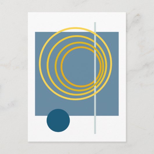 Schwimmkreis 5 postkarte (Vorderseite)