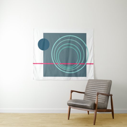 Schwimmkreis 5 wandteppich (Beispiel (Horizontal))
