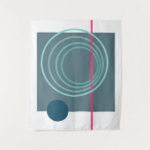 Schwimmkreis 5 wandteppich (Vorderseite)