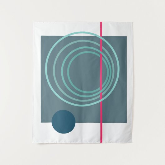 Schwimmkreis 5 wandteppich (Vorderseite)