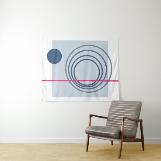 Schwimmkreis 5 wandteppich (Beispiel (Horizontal))