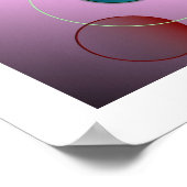 Schwimmkreise Poster (Ecke)