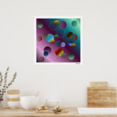 Schwimmkreise Poster (Küche)