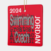 Schwimmlehrer CUSTOM Keramikornament (Links)