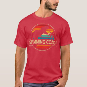 Schwimmlehrer Dinosaurier T-Shirt