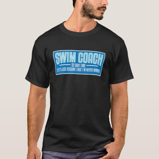 Schwimmlehrer gibt Schwimmlehrer T-Shirt (Vorderseite)