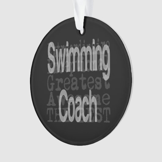 Schwimmlehrer Ornament (Vorderseite)