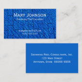 Schwimmlehrer Schwimmlehrer Schwimmlehrer Schwimml Visitenkarte (Vorne/Hinten)