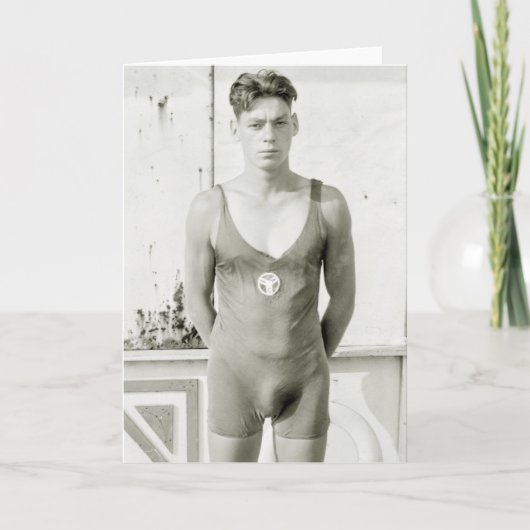 Schwimmmeister, 20er karte (Vorderseite)