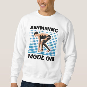 Schwimmmodus aktiviert - Pool Liebhaber Sweatshirt