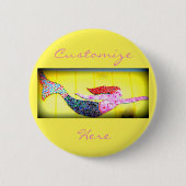 Schwimmmosaike Button (Vorderseite)