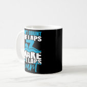 Schwimmmotivation Schwimmen Zitat Wassersportbegei Kaffeetasse (Vorderseite Links)
