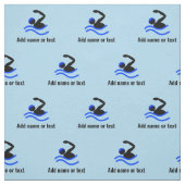 Schwimmmuster mit Schwimmer in einer Brille jeden Stoff (Muster)