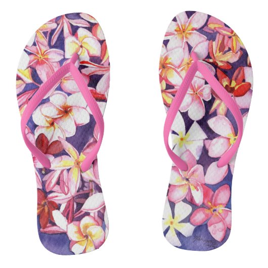Schwimmplumeria Badesandalen (Fußbett)