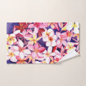 Schwimmplumeria Badhandtuch Set (Handtuch)