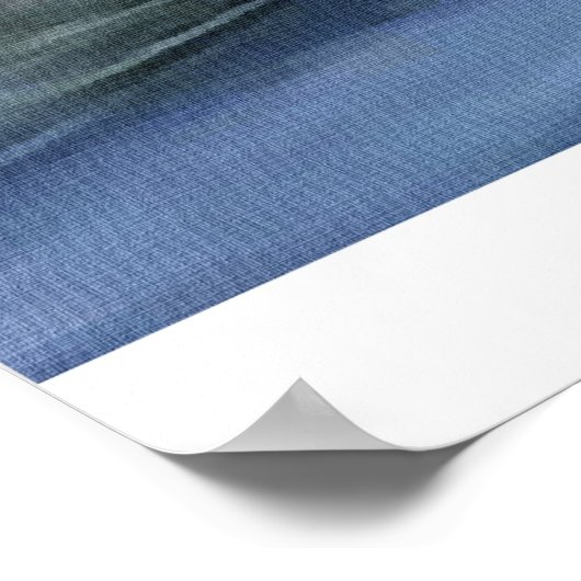 Schwimmpolar Bär & Aurora Poster Printwerbung (Ecke)