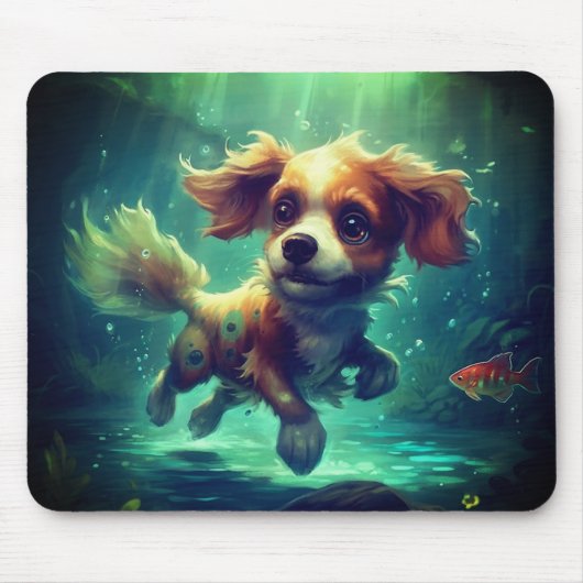 Schwimmpuppy Mousepad (Vorne)