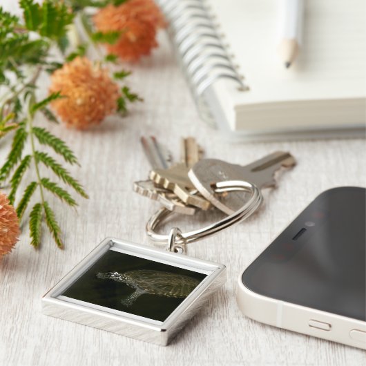 Schwimmschildkröte Schlüsselanhänger (Seite)