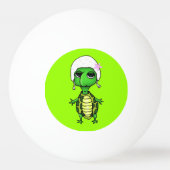 Schwimmschildkröte Tischtennisball (Rückseite)